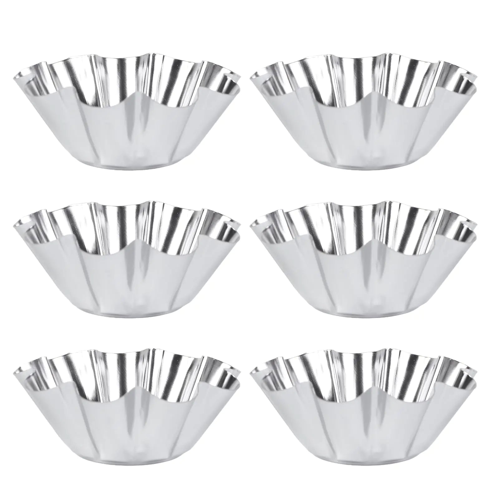 6PCS Tin metal Baking Cups
