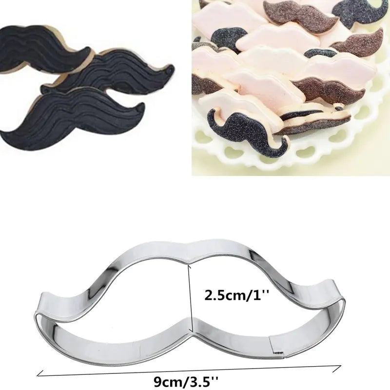 Stainless Steel Mustache Mold