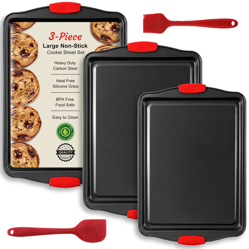 3 Pcs Baking trays